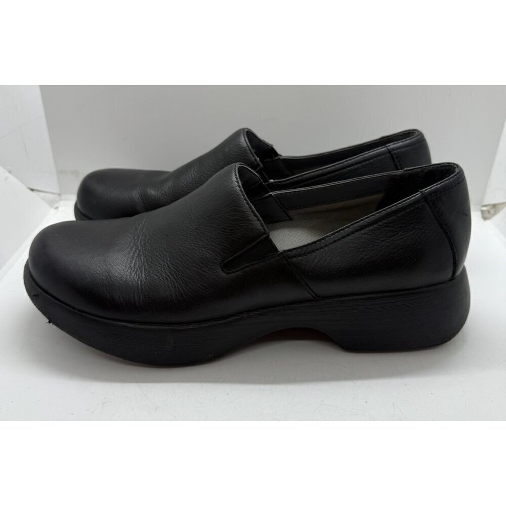 DANSKO Winona Leather Clog Women's US 8.5/9 EU 40 Black Comfort Work Shoes - Picture 3 of 8
